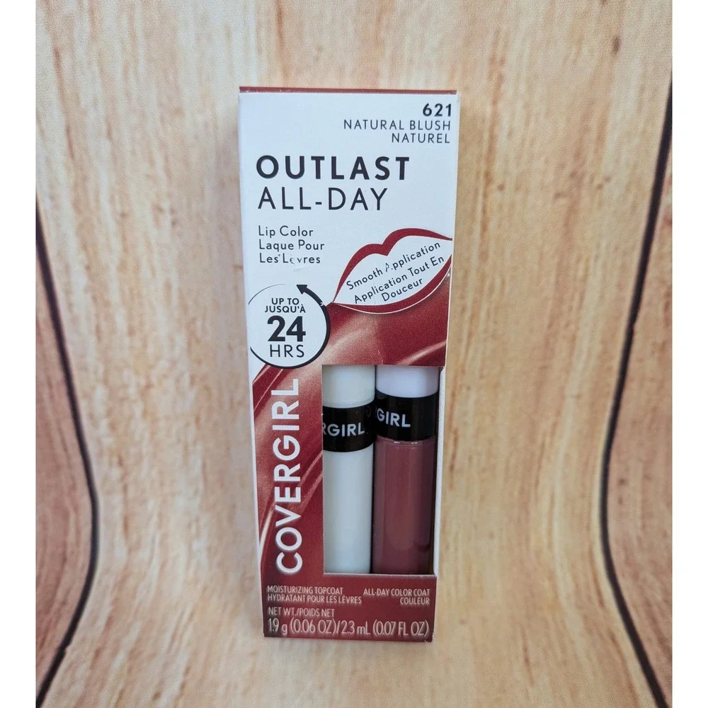 Covergirl Outlast All-Day Lip Color 621 Natural Blush Up to 24HR Liquid Lipstick